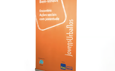 Banner Roll Up personalizado para eventos e PDV